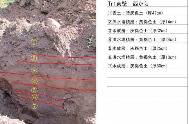 トレンチの断面図