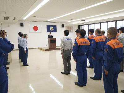 江津邑智消防組合管理者就任あいさつ