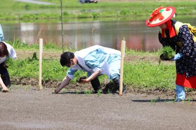 令和5年度新嘗祭献穀御田植式に出席しました