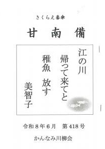さくらえ番傘「甘南備」