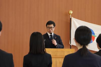 新規採用職員訓示