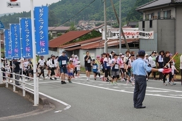 ウォーキング参加の皆さんです