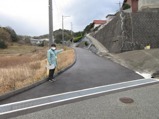 太平寺にいく道の写真