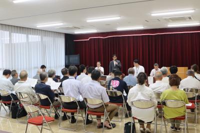 市長と市民の語る会　桜江会場