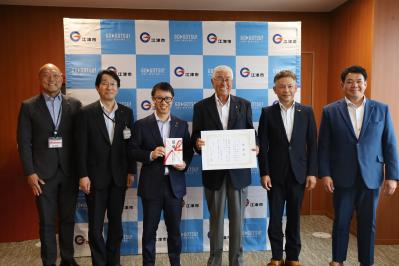 江津ロータリクラブ60周年記念事業実行委員会さまより寄付をいただきました
