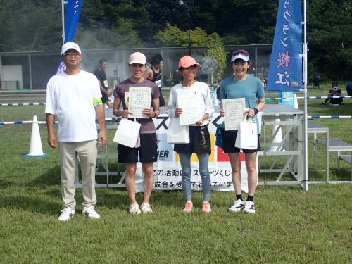 13キロ女子表彰