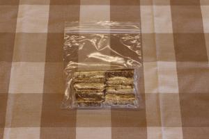 冷凍保存したごぼう