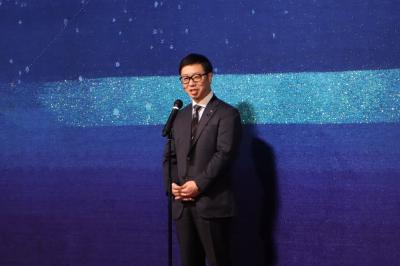 第29回江津市石見神楽大会の開会式に出席した写真