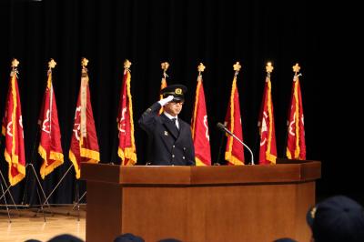 消防出初式に出席しました