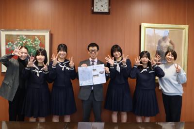 THE青春ENJOY実行委員会の皆さんの表敬訪問を受けました