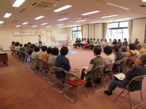 緑のカーテン講習会の様子　写真　その１